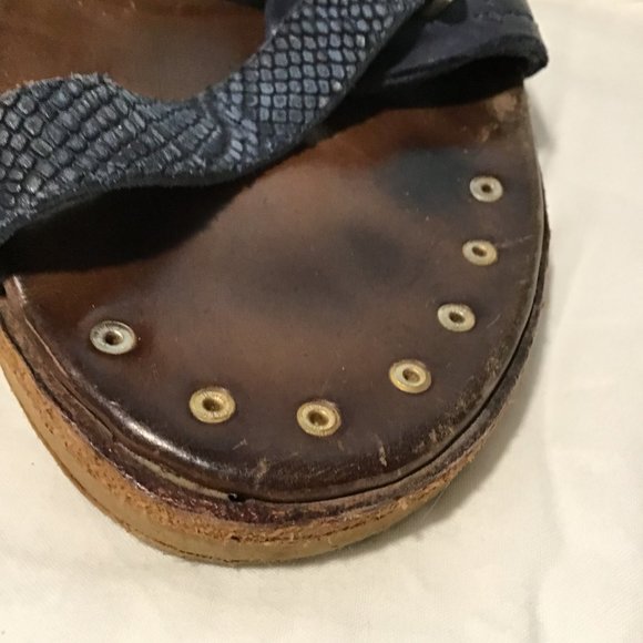 A.S. 90 Navy Blue Strappy Sandal - Picture 11 of 16